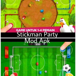 Serunya Stickman Party Mod Apk Dengan Fitur Unlimited Money